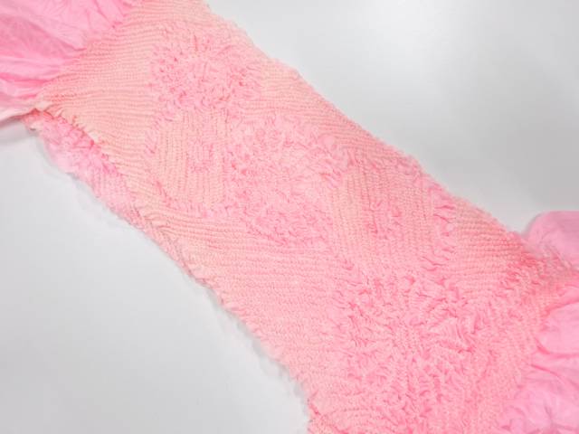 正絹　絞り　帯揚げ【中古】【着】【sp_off】