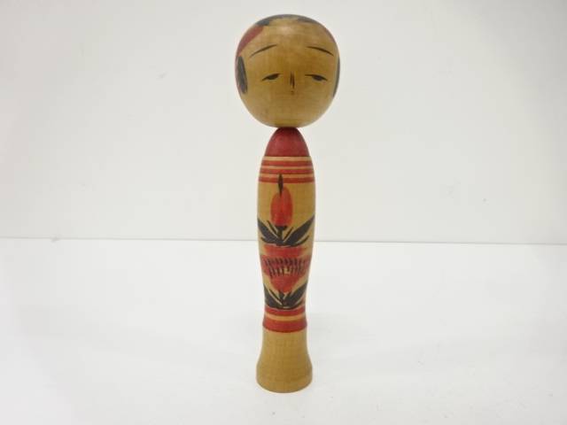 郷土玩具　二瓶豊造　こけし（23.9センチ）【中古】【道】