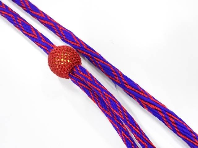 【中古】正絹振袖用手組帯締め 着