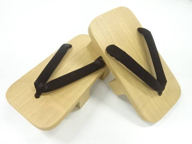 未使用品　男物桐下駄（23.5センチ）【着】