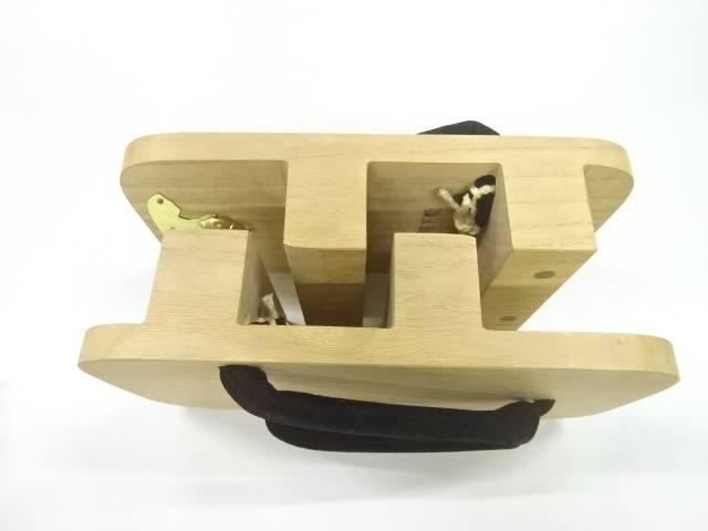 未使用品　男物桐下駄（23.5センチ）【着】