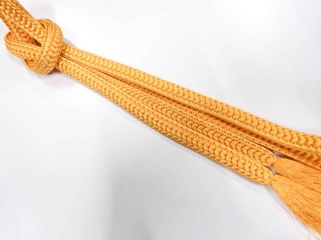 正絹　手組帯締め【中古】【着】