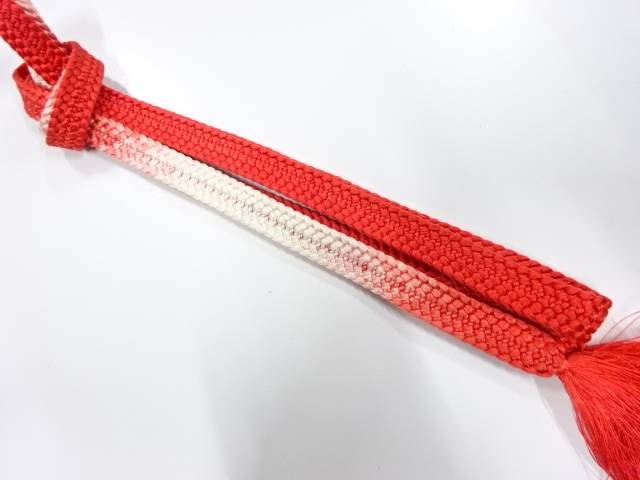 正絹　手組帯締め【中古】【着】【和装小物】