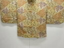 裂取りに草花模様羽織【中古】【着】【コート・道中着】