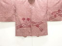 本総絞り線描きに花模様絵羽織【中古】【着】【コート・道中着】