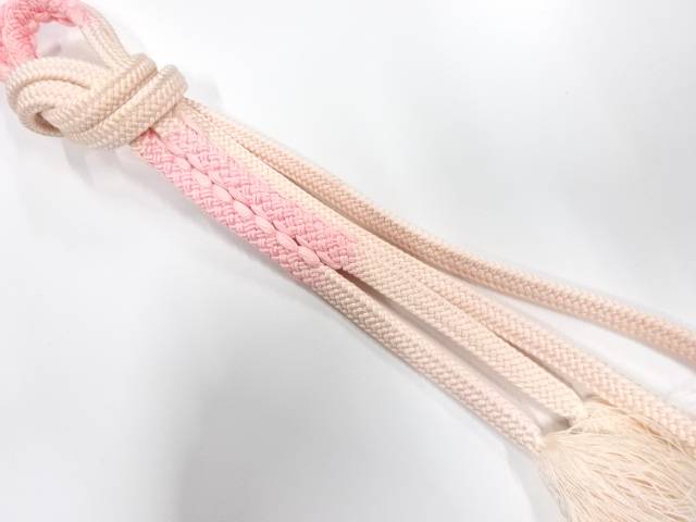 正絹　手組帯締め【中古】【着】【和装小物】
