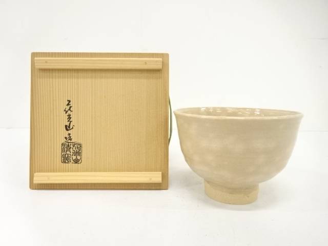 京焼　花光山清窯造　高麗風　茶碗【中古】【道】【sp_off】