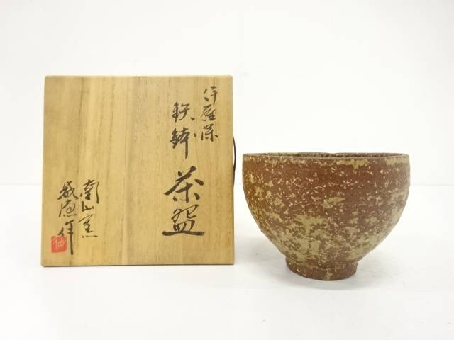 南山窯　目黒威徳造　伊羅保　鉄鉢　茶碗【中古】【道】【sp_off】