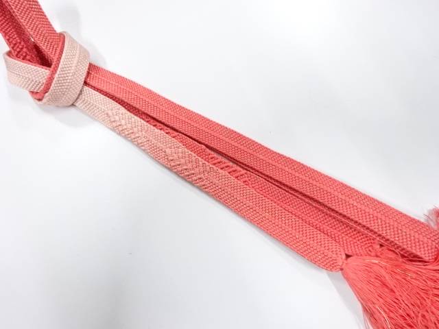 正絹 手組帯締め【中古】【着】【和装小物】