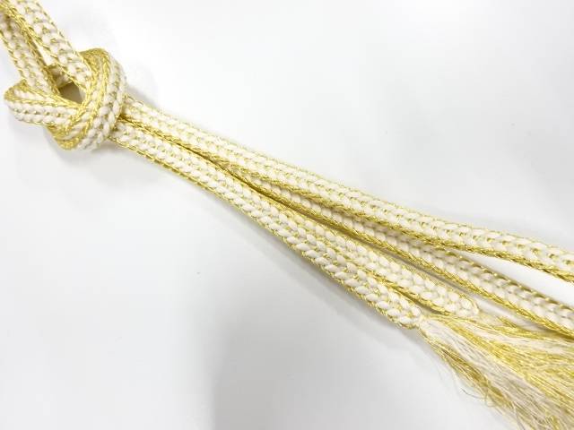正絹　手組帯締め【中古】【着】【和装小物】