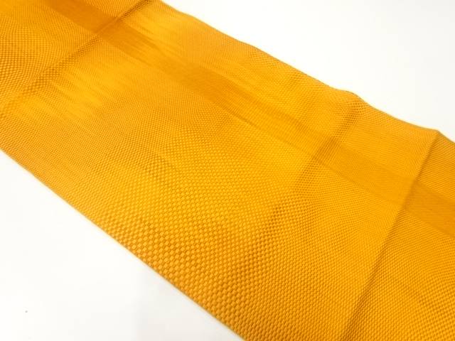 変わり格子模様織出し名古屋帯【中古】【着】【名古屋帯】