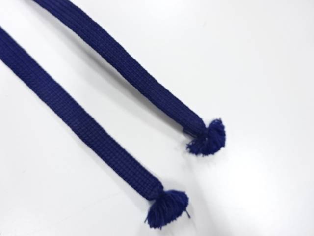 正絹　帯留め用　手組三分紐【アンティーク】【中古】【着】【帯留】