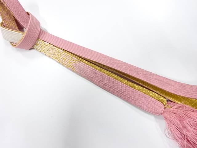正絹　手組帯締め【中古】【着】【和装小物】