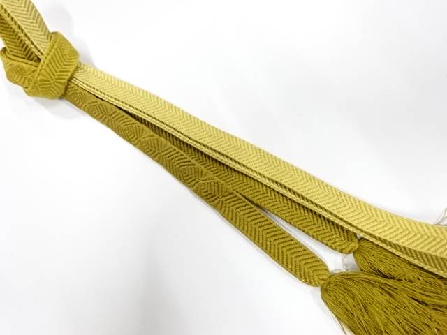 正絹 手組帯締め【中古】【着】【和装小物】