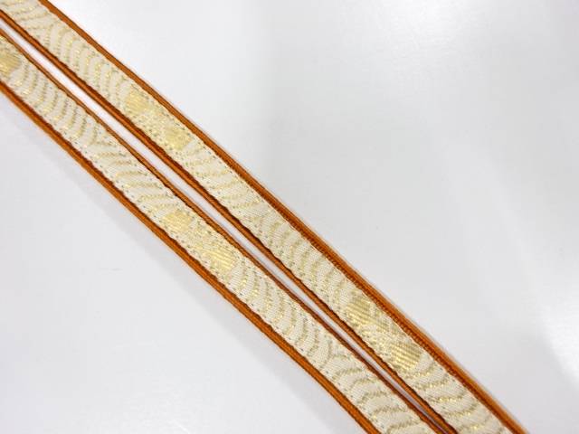 帯留め用　手組三分紐【アンティーク】【中古】【着】【帯留】