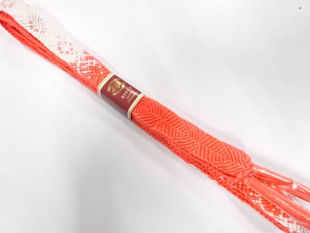 未使用品 正絹 手組帯締め【着】【和装小物】