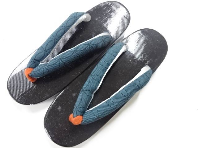 漆塗り　桐下駄(24センチ)【中古】【着】【和装小物】...