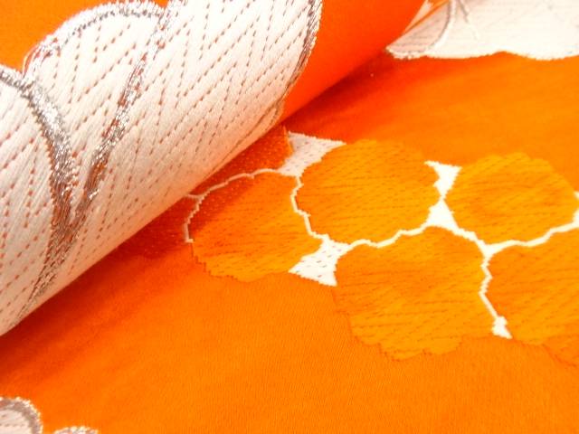 Kimono-Shinei 2号店の花菱模様織り出し袋帯（材料）【アンティーク】【中古】【着】【袋帯】｜アングル3