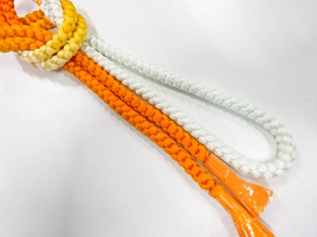 未使用品　正絹　手組帯締め【着】【和装小物】