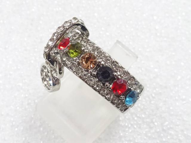 和服 - 色石　指輪(13号)【中古】【着】【アクセサリー】
