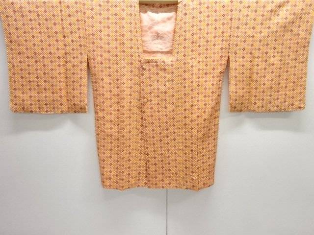 本総絞り菱模様道行コート【中古】【着】【コート・道中着】
