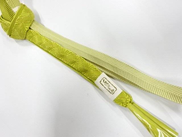 未使用品　正絹　手組帯締め【着】【和装小物】