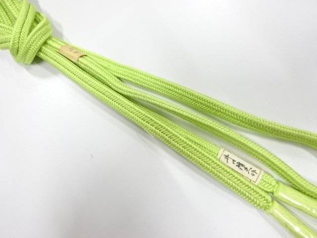 （単位：cm） 時代 現代(1989 - ) 状態 非常によい 素材 正絹 【商品説明】 未使用品にて状態は大変良いです。 使用可能です。 採寸：検品：守屋・水上　撮影：守屋【合計3980円以上の購入で送料無料】 未使用品　正絹　手組帯締め【着】【和装小物】