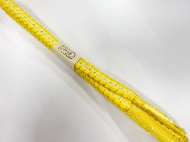 未使用品　正絹　手組帯締め【着】【和装小物】