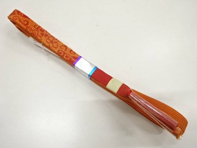 未使用品　正絹　手組帯締め【着】【和装小物】