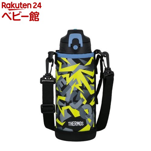 サーモス 真空断熱2ウェイボトル 食洗機対応 0.8L ブラックイエロー FJJ-802WF BKY(1個)【サーモス(THERMOS)】
