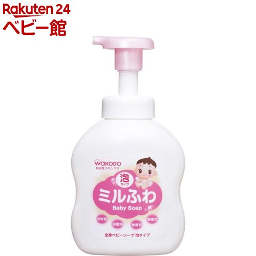 ミルふわ 全身ベビーソープ 泡タイプ(450ml)【ミルふわ】のサムネイル