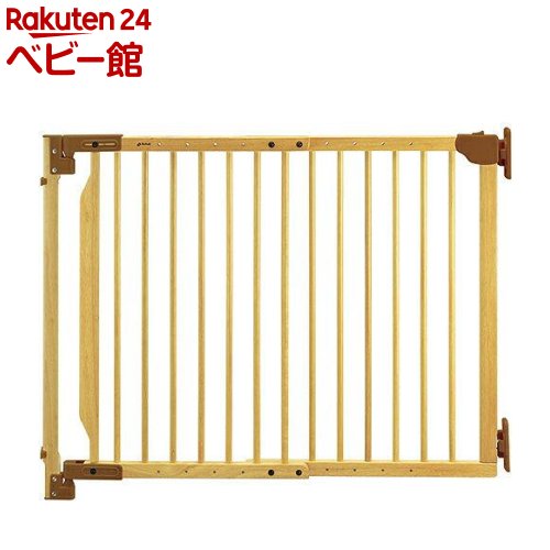 階段の上でも使える 木のバリアフリーゲート(1個)【リッチェル】[ベビーゲート セーフティグッズ オートロック]のサムネイル