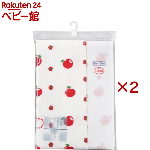 お店TOP＞おふろ・バス用品＞その他＞日本製 ガーゼバスタオル リンゴ柄 (2セット)【日本製 ガーゼバスタオル リンゴ柄の商品詳細】●生地の織りから、縫製まで日本製です。●赤ちゃんのお肌の事を考えて、細い糸でガーゼバスタオルを作りました。●とてもやわらかく、軽い商品です。●使えば使うほどに、馴染んできます。【規格概要】・サイズ：90cm*90cm・日本製【発売元、製造元、輸入元又は販売元】イサム商会※説明文は単品の内容です。リニューアルに伴い、パッケージ・内容等予告なく変更する場合がございます。予めご了承ください。・単品JAN：4942884002809イサム商会581-0037 大阪府八尾市太田3-24072-949-1367広告文責：楽天グループ株式会社電話：050-5306-1825[その他]