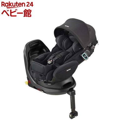 フラディアグロウ ISOFIX セーフティープラス AB ウェーブブラック(1台)【アップリカ(Aprica)】 チャイルドシート ISOFIX 新生児 ベッド型回転式 R129