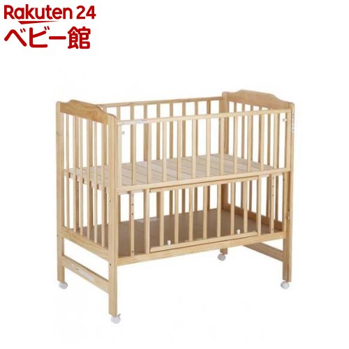 ハイシートベビーベッド ナチュラル(1台)【カトージ(KATOJI)】[ベビーベッド ハイタイプ ベビー おしゃれ]のサムネイル