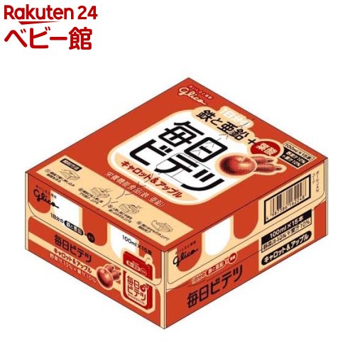 アイクレオ 毎日ビテツ キャロット＆アップル(100ml*15本入)【アイクレオ】のサムネイル