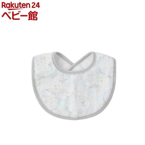 ガーゼスタイ スワン グレー(1個)【D by DADWAY（ディーバイダッドウェイ）】