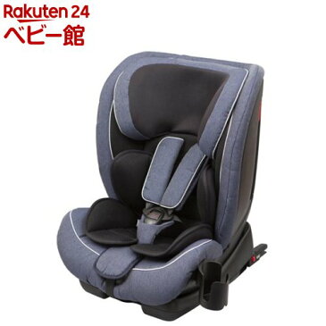 【予約商品 5月6日 入荷予定】ISOFIX 1歳からのハイバックチャイルドジュニアシート ハーネス5点式タイプ デニム(1台)[チャイルドシート ジュニアシート]