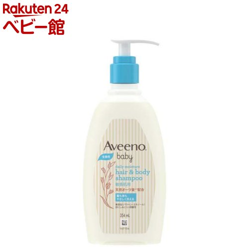 アビーノベビー デイリーモイスチャー ヘア＆ボディシャンプー(354ml)【アビーノベビー】[ベビーソープ 低刺激 無着色 敏感肌 保湿 赤ちゃん]