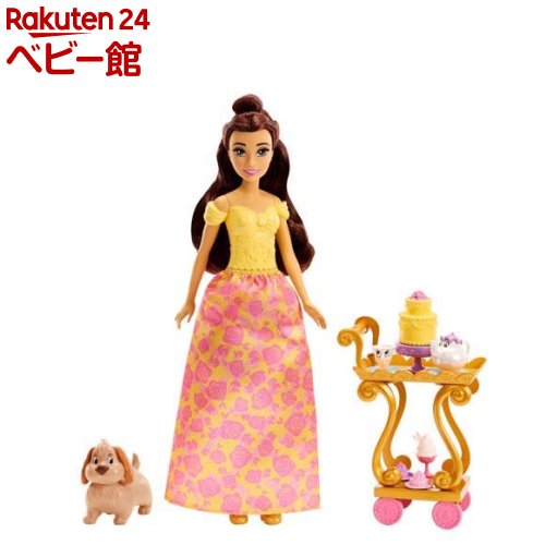 【18日10:00~21日9:59 エントリーで最大7倍】ディズニープリンセス ベル ティータイムセット HLW20(1個)【ディズニープリンセス（Disney Princess）】[人形遊び 女の子おもちゃ ドール ごっこ遊び お姫様]