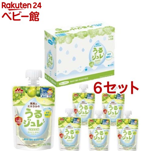 果実とミネラルのうるジュレ GREEN 100g*6個入*6セット 【やさいジュレ】