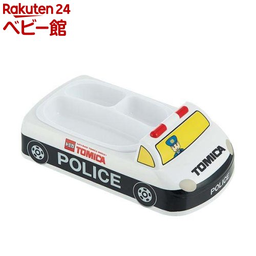 LUPD3AG 抗菌ランチプレート トミカ パトカー(1個)