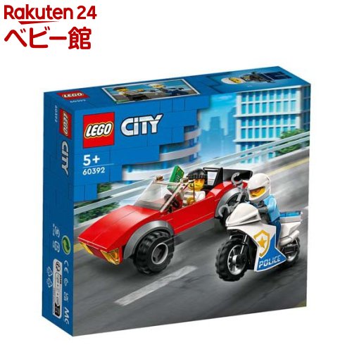 レゴ シティ（売れ筋ランキング） レゴ(LEGO) シティ ポリスバイクチェイス 60392(1個)【レゴ(LEGO)】[おもちゃ 玩具 男の子 女の子 子供 4歳 5歳 6歳 7歳]