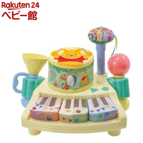 【18日10:00~21日9:59 エントリーで最大7倍】やわらかズンチャカバンド くまのプーさん(1セット)【タカラトミー】