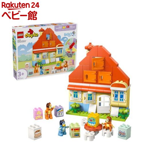 レゴ(LEGO) デュプロ ブルーイのおうちとメモリーゲーム 10459(1個)【レゴ(LEGO)】[おもちゃ 玩具 プレゼント 3歳 4歳 5歳]のサムネイル