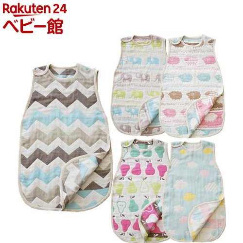 【18日10:00~21日9:59 エントリーで最大7倍】6重ガーゼスリーパー Mサイズ めくれ防止(1枚)【サンデシカ】[寝具 おくるみ ブランケット]のサムネイル