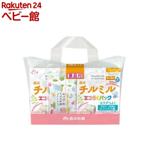 森永 チルミル エコらくパック つめかえセット(800g×2箱入)【チルミル】