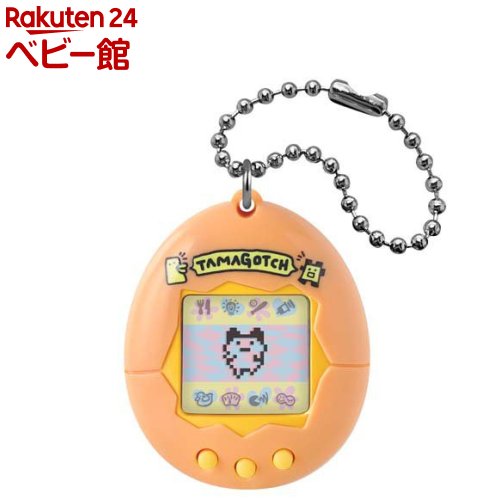 お店TOP＞おもちゃ＞その他＞Original Tamagotchi 初代 おれんじ (1セット)【Original Tamagotchi 初代 おれんじの商品詳細】●初代「たまごっち」、「新種発見！！ たまごっち」、「てんしっちのたまごっち」の欧米版、「Original Tamagotchi」シリーズより、「Original Tamagotchi 初代 おれんじ」が発売！●自分らしい一番のデザインを見つけよう！●たまごっち30周年を記念した復刻デザインシリーズ第1弾！！●当時大人気だった、初代「たまごっち」のデザインを、オリたまのデバイス・パッケージで再現しております。オレンジを基調としたポップなデザインが特徴です。●まめっちたちが育成できるGEN1プログラムを搭載しています。ごはんをあげたり、うんちを流したり、病気を治したり・・・というお世話はもちろん、しつけをしたり、ミニゲームで遊んだり！●育て方しだいでいろいろなたまごっちに成長します。●ボールチェーンで服やバッグなどに取りつけて、ファッションアイテムとして持ち歩くことができます。※本商品のプログラムには一部英語の表記が含まれます。※バンダイでは液晶画面用の保護シートは販売しておりません。※画像はイメージです。【セット詳細】・Original Tamagotchi：1・取扱説明書：1【規格概要】対象年齢：6才〜電池の有無：あり・電池の種類：CR2032・電池の数量：1・電池の付帯：あり【ブランド】たまごっち【発売元、製造元、輸入元又は販売元】バンダイ(玩具)リニューアルに伴い、パッケージ・内容等予告なく変更する場合がございます。予めご了承ください。バンダイ(玩具)111-8081 東京都台東区駒形1-4-80570-041-101広告文責：楽天グループ株式会社電話：050-5306-1825[その他/ブランド：たまごっち/]