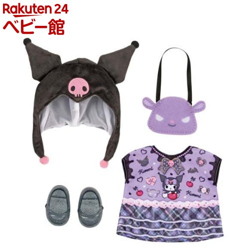 お店TOP＞おもちゃ＞ぬいぐるみ・人形＞人形用服・アクセサリー＞クロミ スイートコーデ (1セット)【クロミ スイートコーデの商品詳細】●クロミとコラボのきせかえセット。●黒いずきんがかわいいコーデ。【セット詳細】ずきん、ワンピース、バッグ、くつ【規格概要】・対象年齢：3才〜・電池の有無：なし【ブランド】メルちゃんシリーズ【発売元、製造元、輸入元又は販売元】パイロットコーポレーション商品に関するお電話でのお問合せは、下記までお願いいたします。文房具商品：03-3538-3780おもちゃ商品：0120-72-8160受付：平日9時〜17時リニューアルに伴い、パッケージ・内容等予告なく変更する場合がございます。予めご了承ください。パイロットコーポレーション104-8304 東京都中央区京橋2-6-21※お問合せ番号は商品詳細参照広告文責：楽天グループ株式会社電話：050-5306-1825[ぬいぐるみ・人形/ブランド：メルちゃんシリーズ/]