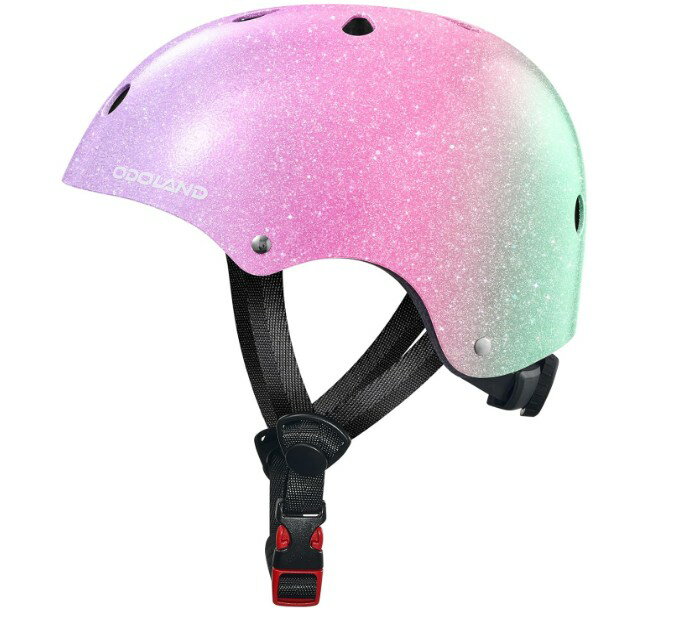 Odoland 子供用自転車ヘルメット 【ASTM+CE+CPSC+CPC安全認証】 高剛性 耐衝撃 超軽量 高通気性 2～10歳キッズ、小学生、ジュニア用 サイズ調整可能 通学、自転車、スケート、スクーター
